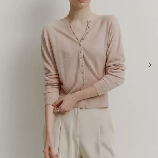[BUNJANG] Sie Soi Light Cardigan Pale Rose (S) / 시에 sie 소이 라이트 가디건 페일로즈 S