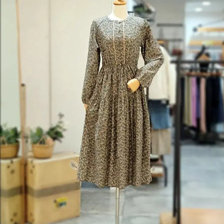[SOLD OUT] Thursday Island 플라워 롱 원피스