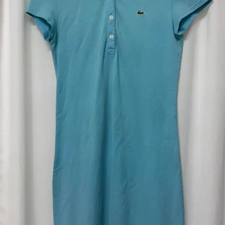 [BUNJANG] Lacoste Sky Blue PK Polo Dress Size 38 / 라코스테 하늘색 pk원피스