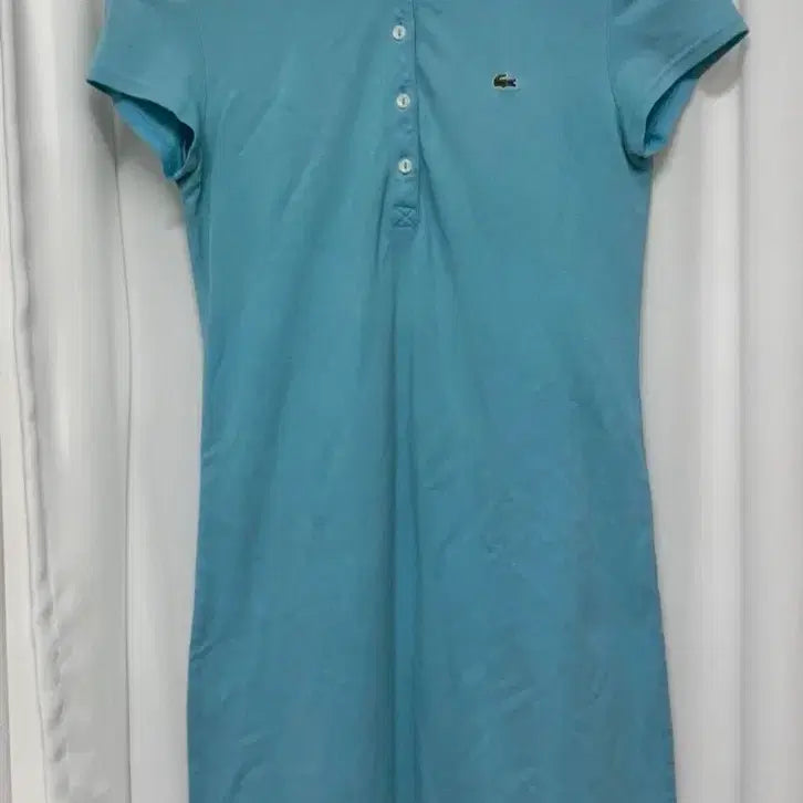 [BUNJANG] Lacoste Sky Blue PK Polo Dress Size 38 / 라코스테 하늘색 pk원피스
