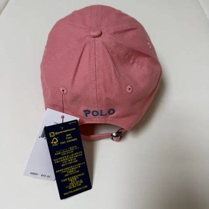 [BUNJANG] Polo Ralph Lauren Cotton Chino Baseball Cap Desert Rose / 폴로 랄프로렌 볼캡 (데저트로즈) (새상품)
