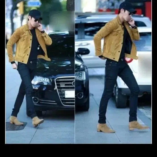 [BUNJANG] Saint Laurent Suede Trucker Jacket Size 50 / 입생로랑 복각스웨이드 트러커 50