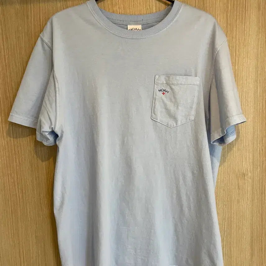 [BUNJANG] NOAH Pocket Short Sleeve T-Shirt Sky Blue M / NOAH 포켓 반팔 티셔츠 스카이블루 (M, 새제품)