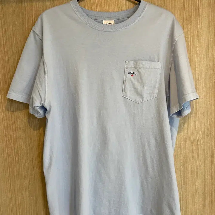[BUNJANG] NOAH Pocket Short Sleeve T-Shirt Sky Blue M / NOAH 포켓 반팔 티셔츠 스카이블루 (M, 새제품)