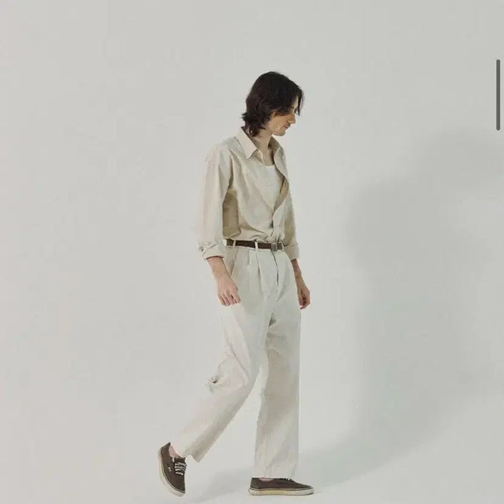 [BUNJANG] Thomas More Faded Shirt Dark Snow L Size / [L] 토마스모어 페이디드 셔츠 다크스노우