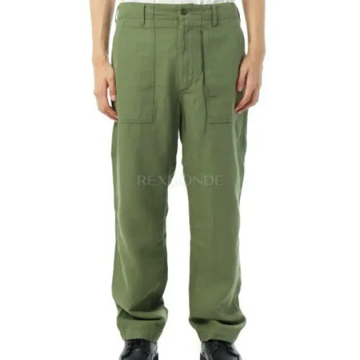 [BUNJANG] Engineered Garments Hemp Satin Fatigue Pants Olive / [S] 엔지니어드가먼츠 햄프 백사틴 퍼티그팬츠 올리브