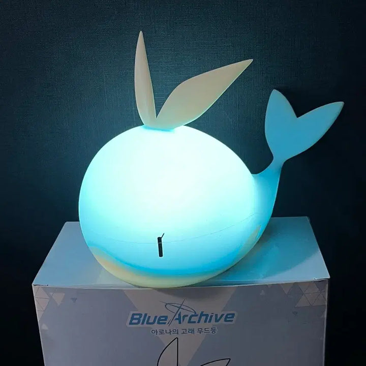 [BUNJANG] Blue Archive Arona Whale Mood Lamp / (미사용) 블루아카이브 아로나 고래 무드등