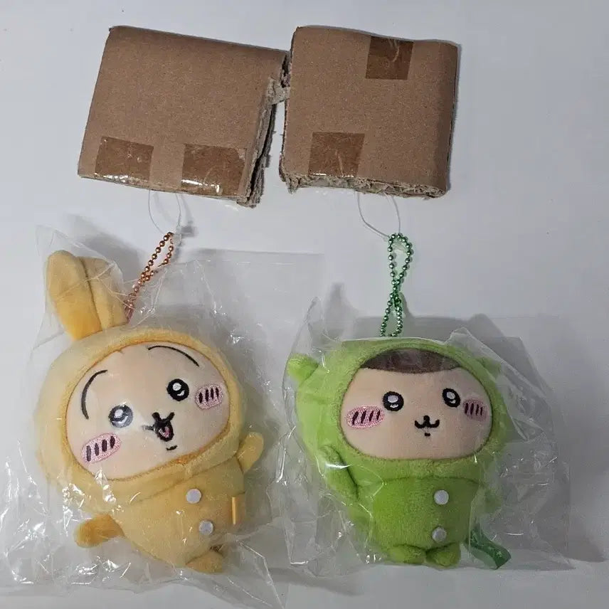 [BUNJANG] Chiikawa Usagi Kurimanju Pajama Mascot Bundle Set / [일괄 반택포] 치이카와 우사기 쿠리만쥬 잠옷 파자마 마스코트 인형