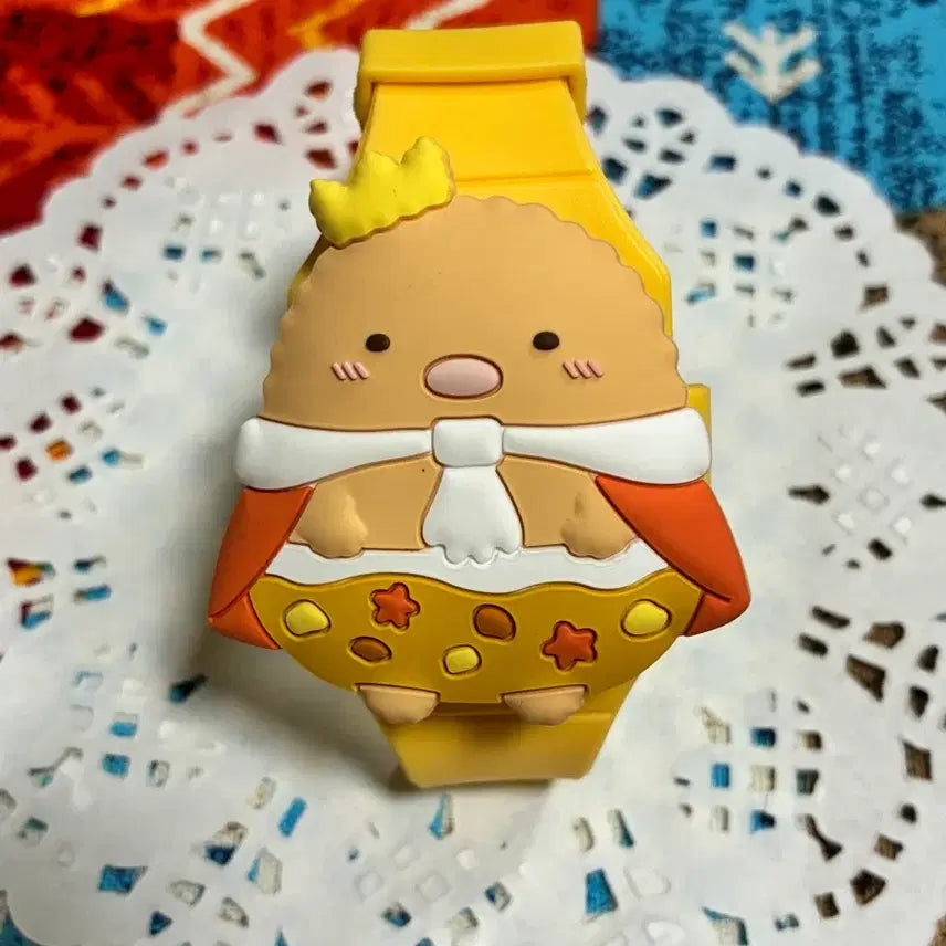 [BUNJANG] Sumikko Gurashi Donkatsu-kun Curry Pants Wristwatch Gacha / 스밋코쿠라시 카레팬츠 입은 돈카츠군 손목 시계 가챠