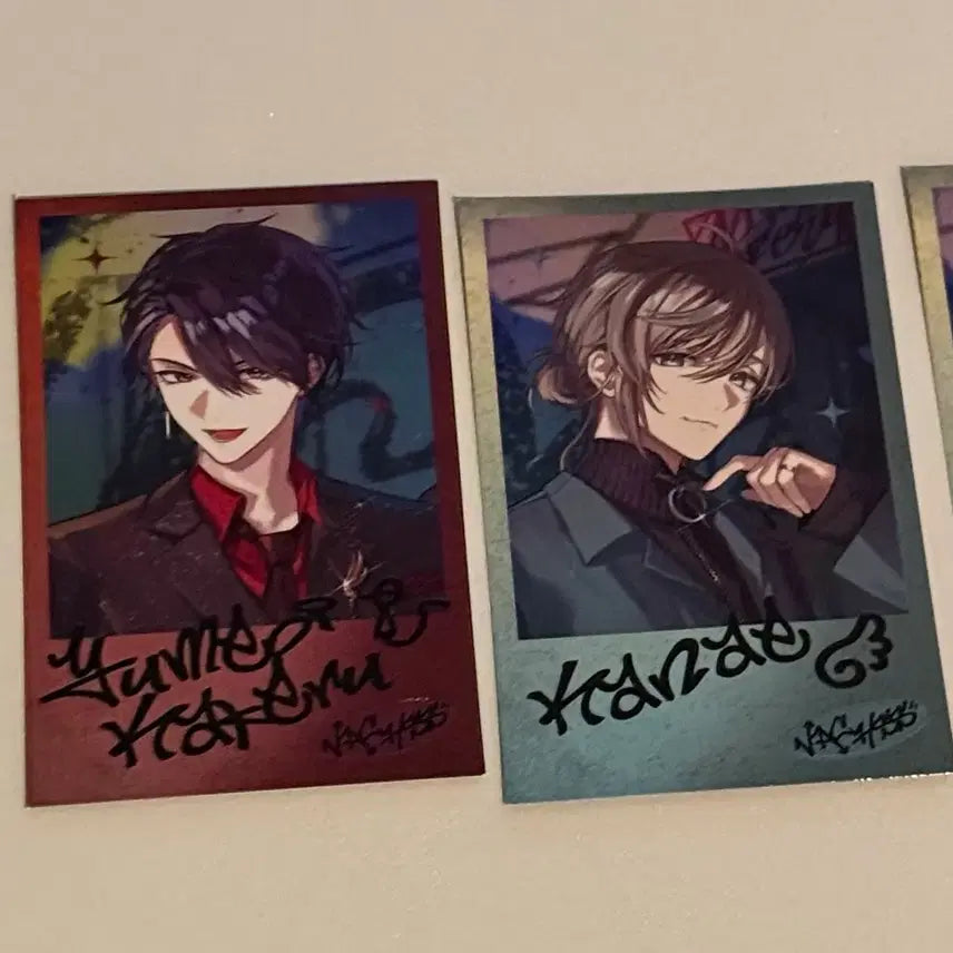 [BUNJANG] Nijisanji VCHSS Bacchus Bakas Cheki Kanae Yumeoi Bundle Set / (일괄) 니지산지 VACHSS 바체스 바쿠스 박카스 체키 카나에 유메오이