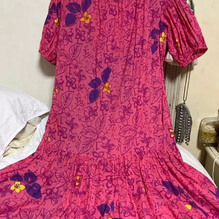 [BUNJANG] Aspesi Floral Midi Dress / 아스페시플라워원피스
