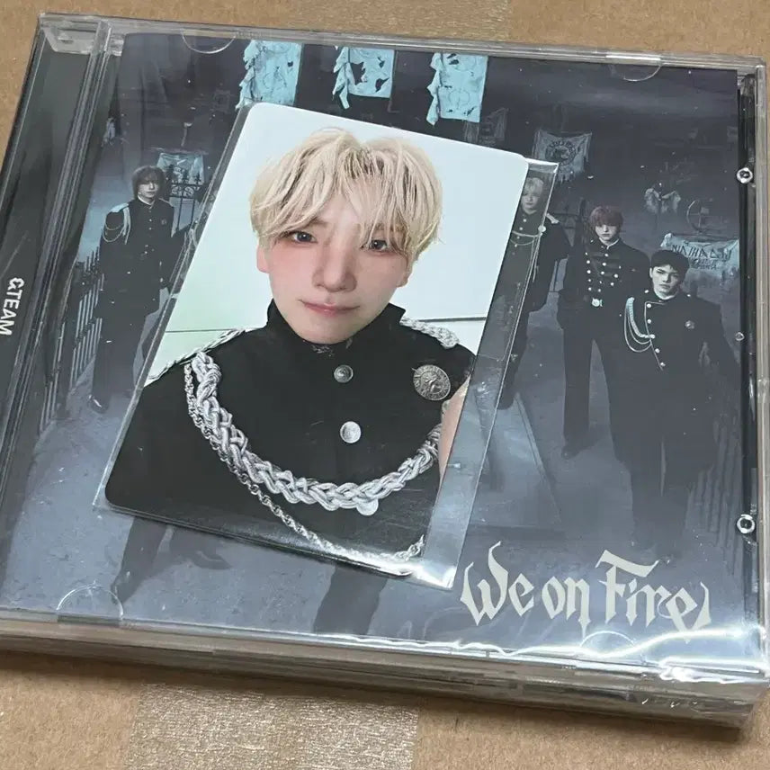 [SOLD OUT] 앤팀 위온파이어 we on fire 미개봉 앨범 유마 특전 포토카드 포카