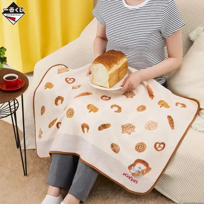 [BUNJANG] Ichiban Kuji Bread Thief Last One Prize Blanket / 이치방쿠지 제일복권 빵도둑 라스트원 담요