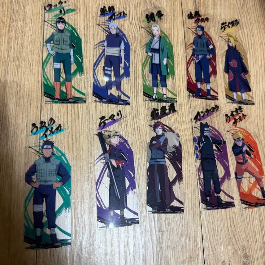 [BUNJANG] Naruto Bookmark Bundle Set / 나루토 책갈피 굿즈 일괄