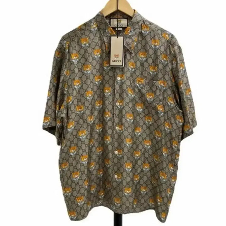 [BUNJANG] Gucci x Kai Collaboration Limited Edition Short Sleeve Shirt / [46] 구찌 X 카이 백화점 매장판 반팔 셔츠