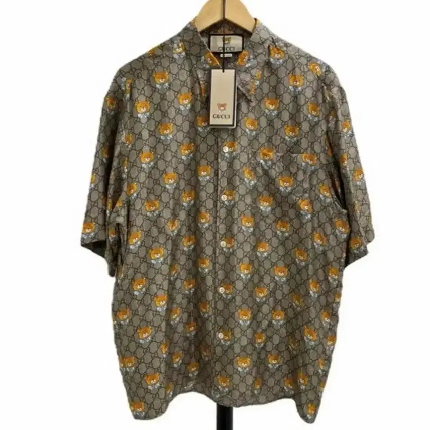 [BUNJANG] Gucci x Kai Collaboration Limited Edition Short Sleeve Shirt / [46] 구찌 X 카이 백화점 매장판 반팔 셔츠