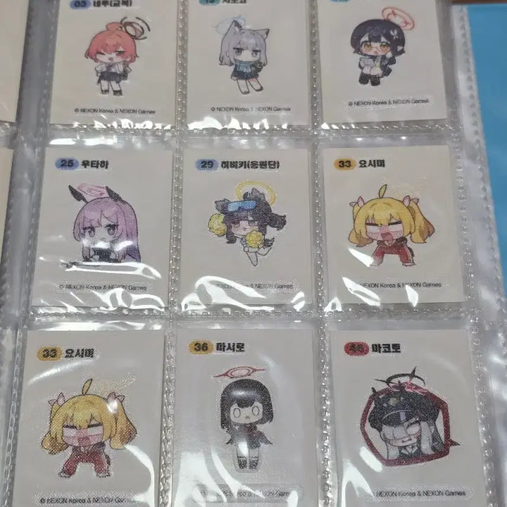[BUNJANG] Blue Archive GS25 Collaboration Stickers Season 1 &amp; 2 Bundle Set / 블루아카이브 GS25띠부씰 시즌1 전종+시즌2 일부 일괄