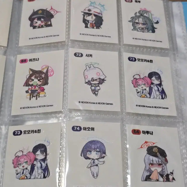 [BUNJANG] Blue Archive GS25 Collaboration Stickers Season 1 &amp; 2 Bundle Set / 블루아카이브 GS25띠부씰 시즌1 전종+시즌2 일부 일괄
