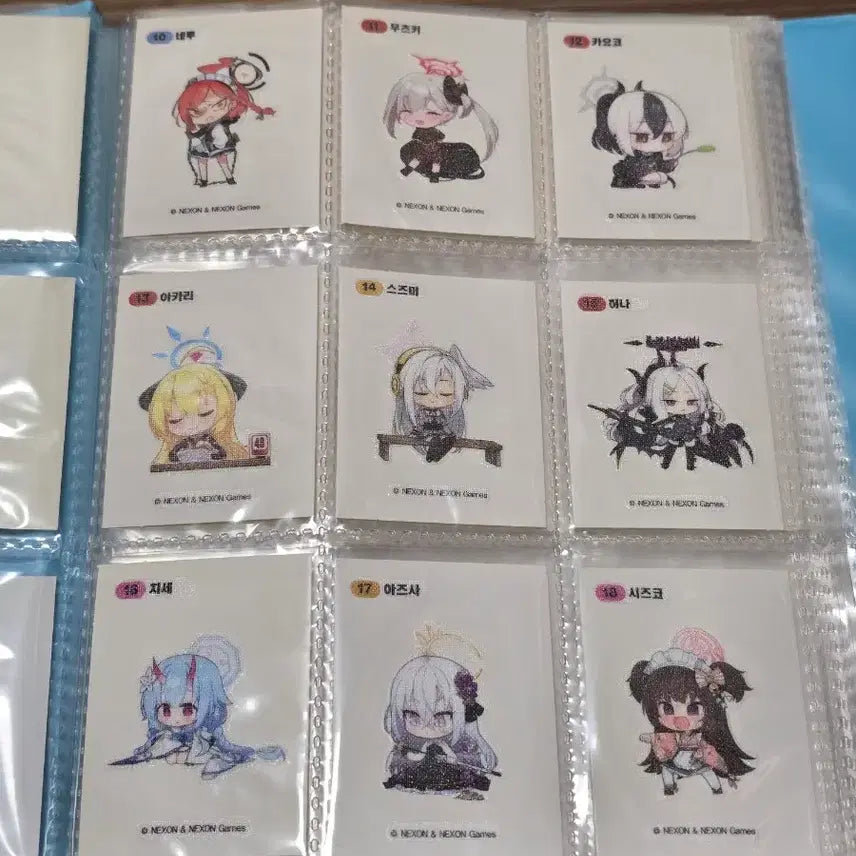 [BUNJANG] Blue Archive GS25 Collaboration Stickers Bundle Set (Season 1 Complete + Season 2 Partial) / [바로배송] 블루아카이브 GS25띠부씰 시즌1 전종+시즌2 일부 일괄