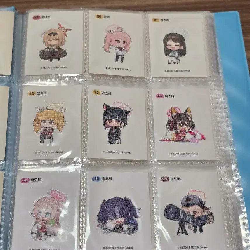 [BUNJANG] Blue Archive GS25 Collaboration Stickers Season 1 &amp; 2 Bundle Set / 블루아카이브 GS25띠부씰 시즌1 전종+시즌2 일부 일괄