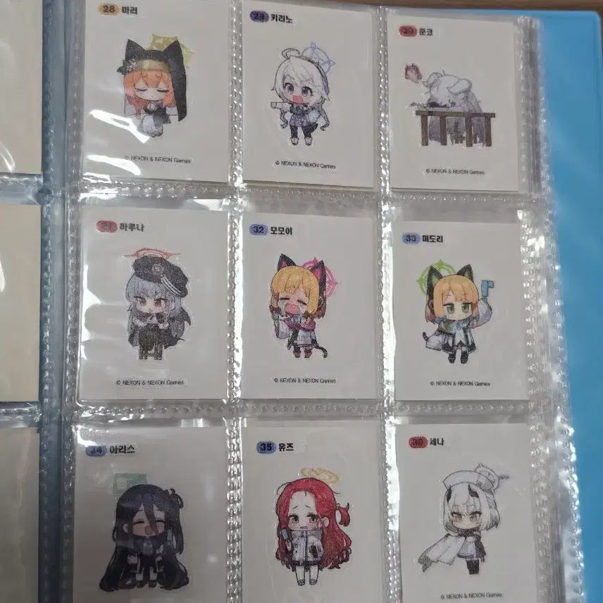 [BUNJANG] Blue Archive GS25 Collaboration Stickers Season 1 &amp; 2 Bundle Set / 블루아카이브 GS25띠부씰 시즌1 전종+시즌2 일부 일괄