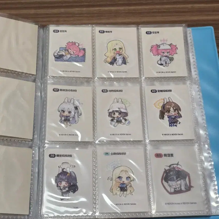 [BUNJANG] Blue Archive GS25 Collaboration Stickers Season 1 &amp; 2 Bundle Set / 블루아카이브 GS25띠부씰 시즌1 전종+시즌2 일부 일괄