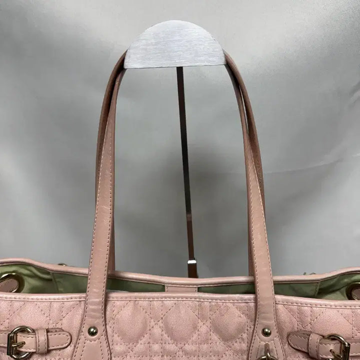 [BUNJANG] Dior Cannage Pink Tote Bag / 정품 디올 까나쥬 핑크 쇼퍼백 가방