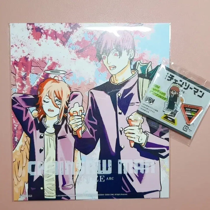 [BUNJANG] Chainsaw Man Angel Devil Jirori Theater Limited Edition 9th Week Special Color Card / 체인소맨 천사의 악마 지로리 극장판 9주차 특전 색지