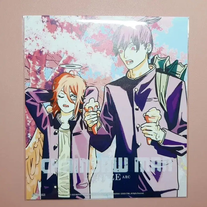 [BUNJANG] Chainsaw Man Angel Devil Jirori Theater Limited Edition 9th Week Special Color Card / 체인소맨 천사의 악마 지로리 극장판 9주차 특전 색지