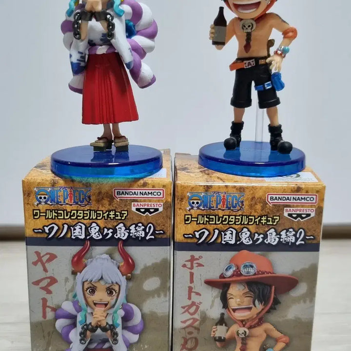 [BUNJANG] One Piece Yamato &amp; Ace World Collectable Figure Bundle Set / 원피스 야마토 &amp; 에이스 월콜 (일괄)
