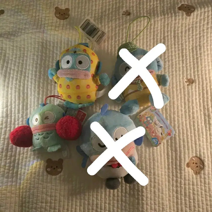 [BUNJANG] Sanrio Yurukawa Hangyodon Doll Keychain Ninja Cheerleader / 산리오 유루카와  한교동 인형 키링 닌자 치어리더 산책