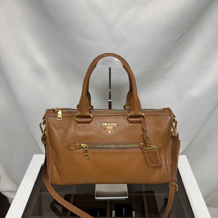 [BUNJANG] Prada Leather Motor Tote Bag / 정품 프라다 레더 모터백 가방
