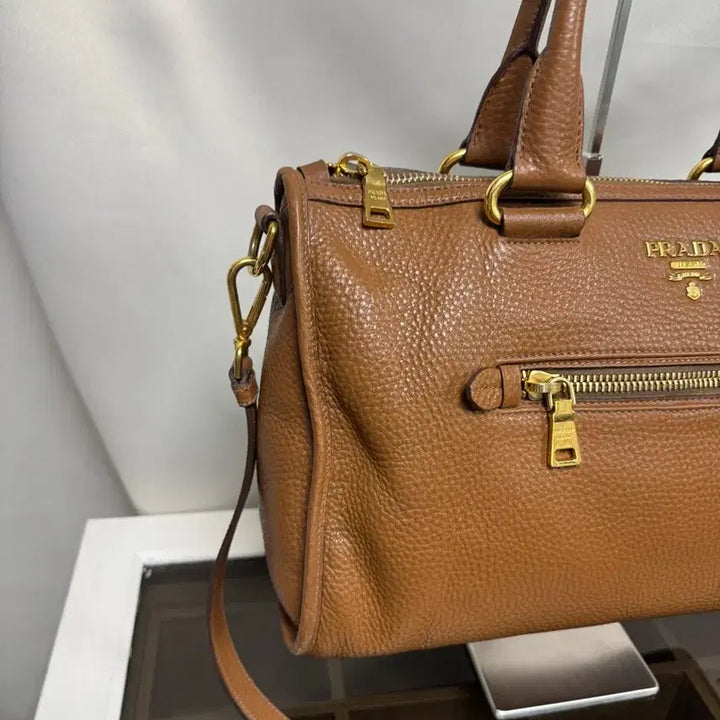 [BUNJANG] Prada Leather Motor Tote Bag / 정품 프라다 레더 모터백 가방