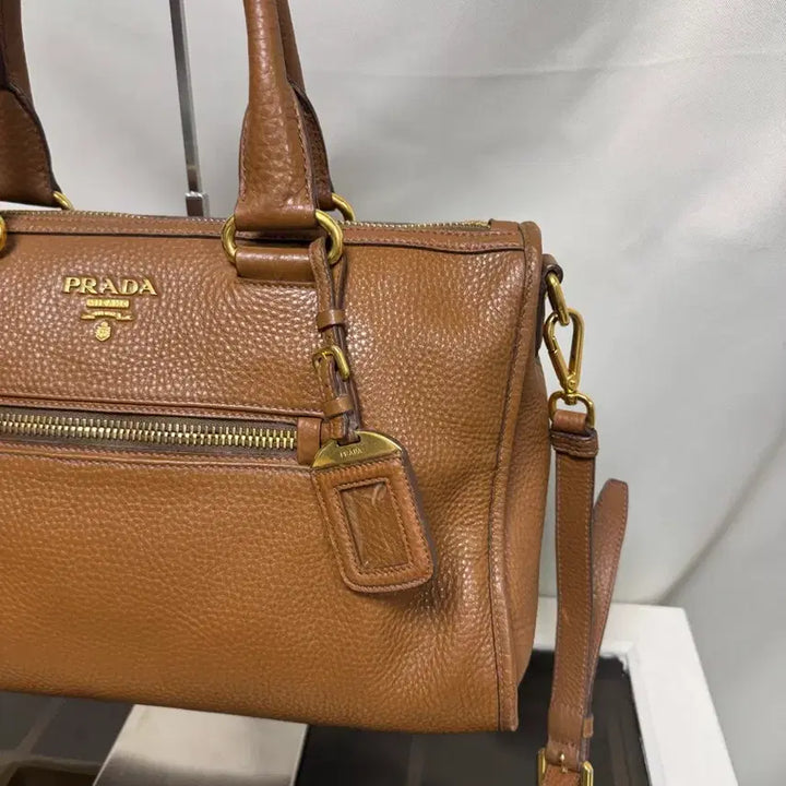 [BUNJANG] Prada Leather Motor Tote Bag / 정품 프라다 레더 모터백 가방