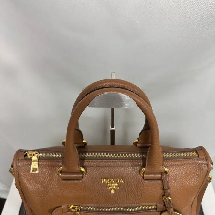 [BUNJANG] Prada Leather Motor Tote Bag / 정품 프라다 레더 모터백 가방