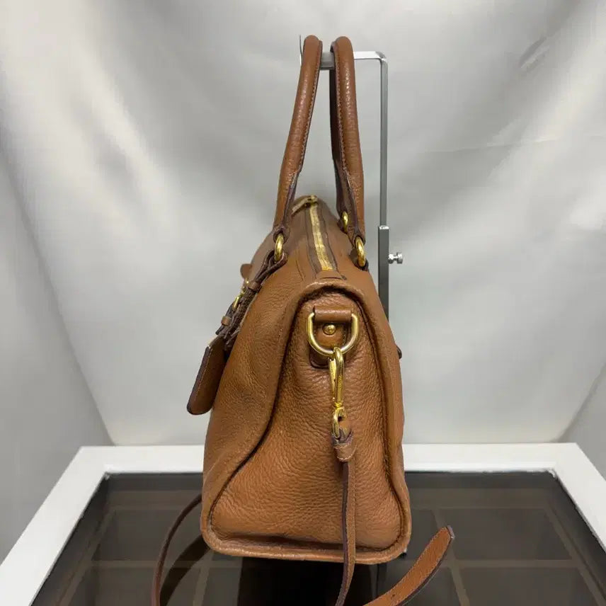 [BUNJANG] Prada Leather Motor Tote Bag / 정품 프라다 레더 모터백 가방