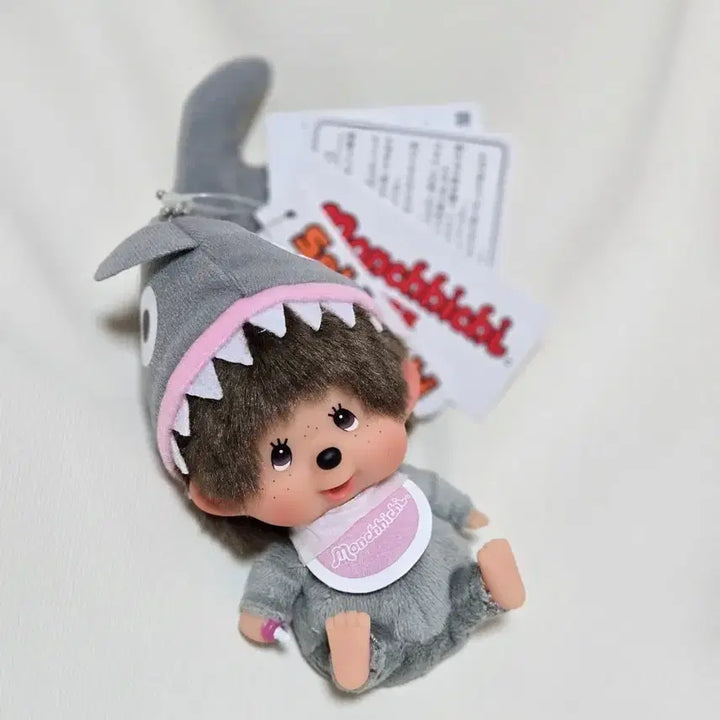 [BUNJANG] Monchhichi Shark Keyring / 몬치치 샤크 키링