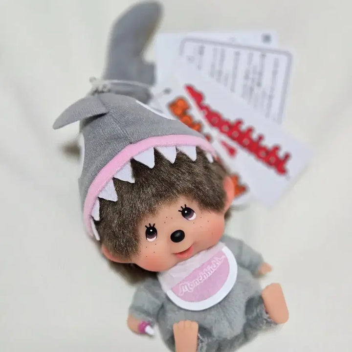 [BUNJANG] Monchhichi Shark Keyring / 몬치치 샤크 키링
