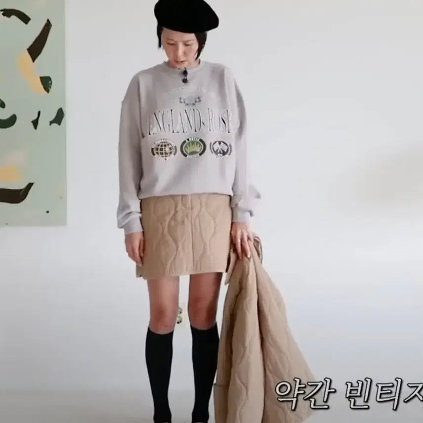 [BUNJANG] 새상품) 앳코너 잉글린드 로즈 프린트 스웻셔츠 맨투맨 / 새상품) 앳코너 잉글린드 로즈 프린트 스웻셔츠 맨투맨