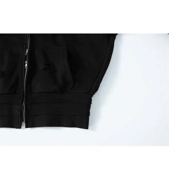 [SOLD OUT] 프리아큐파이 preoccupy 트리플 레이어드 후드 집업 OS