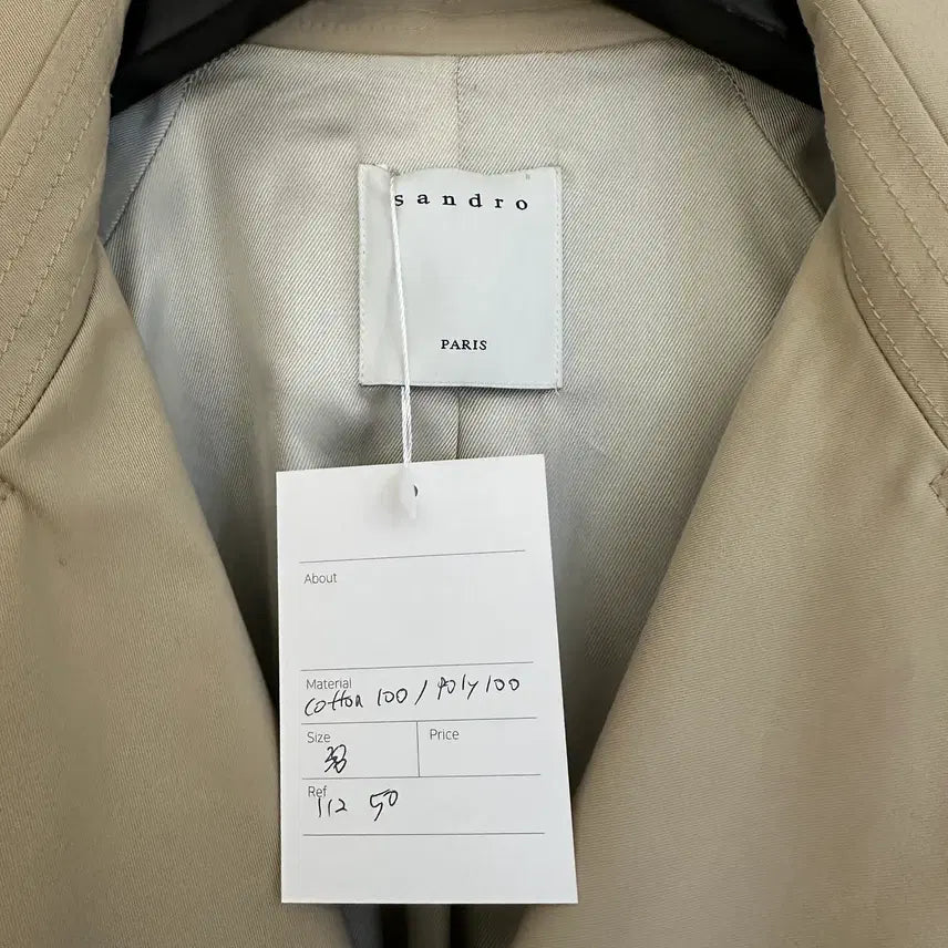 [BUNJANG] Sandro Trench Coat / 산드로 트렌치코트