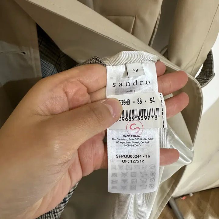 [BUNJANG] Sandro Trench Coat / 산드로 트렌치코트