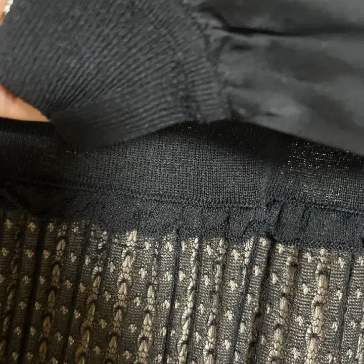 [BUNJANG] Knit Chiffon Midi Dress / 니트쉬폰원피스