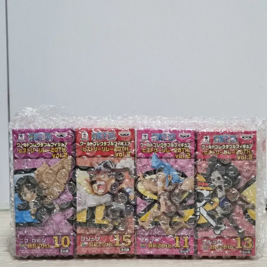 [BUNJANG] One Piece History Relay Set (4 types) Sealed / (미개봉) 원피스 히스토리 릴레이 4종 일괄