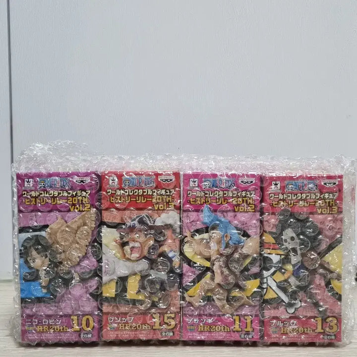 [BUNJANG] One Piece History Relay Set (4 types) Sealed / (미개봉) 원피스 히스토리 릴레이 4종 일괄
