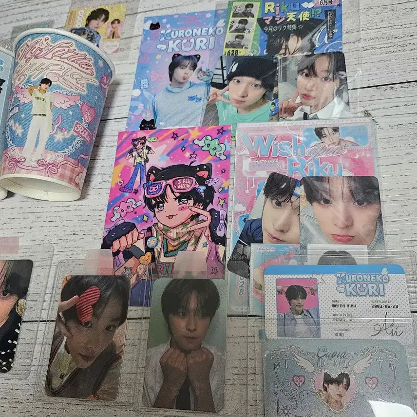 [SOLD OUT] 엔시티위시 쿠리 리쿠 굿즈 포토카드 등
