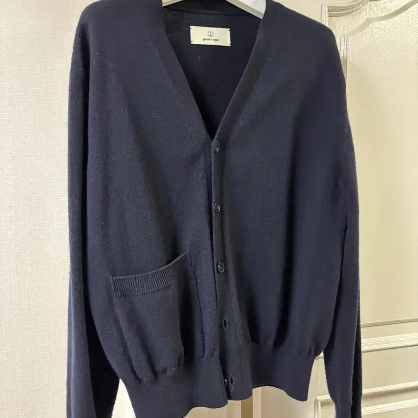 [BUNJANG] Years ago Merino Wool Cardigan Navy M / 이얼즈어고 메리노울 가디건 네이비 m