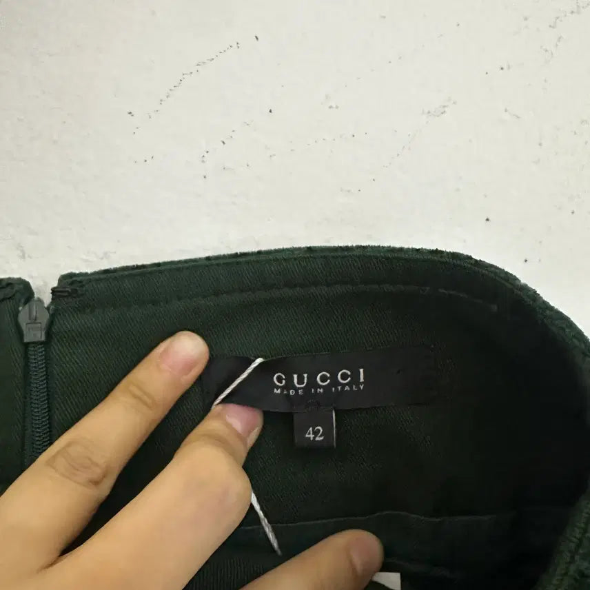[BUNJANG] Gucci Velvet Mini Skirt / 구찌 벨벳 미디 스커트