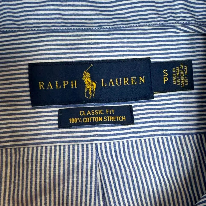 [BUNJANG] Polo Ralph Lauren Classic Fit Striped Long Sleeve Shirt / 폴로 랄프로렌 클래식핏 스트라이프 긴팔 셔츠