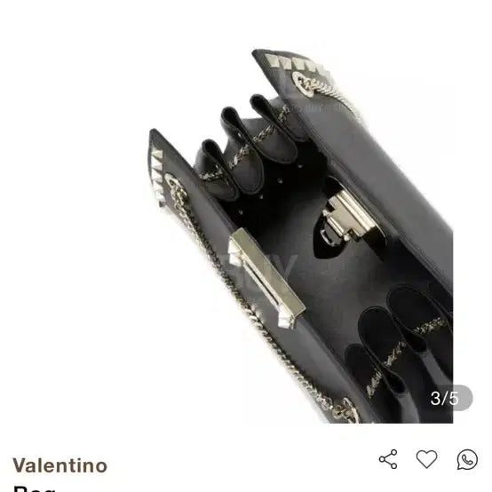 [BUNJANG] Valentino Rockstud Mini Chain Shoulder Bag / 발렌티노 락스터드 미니 체인 숄더백
